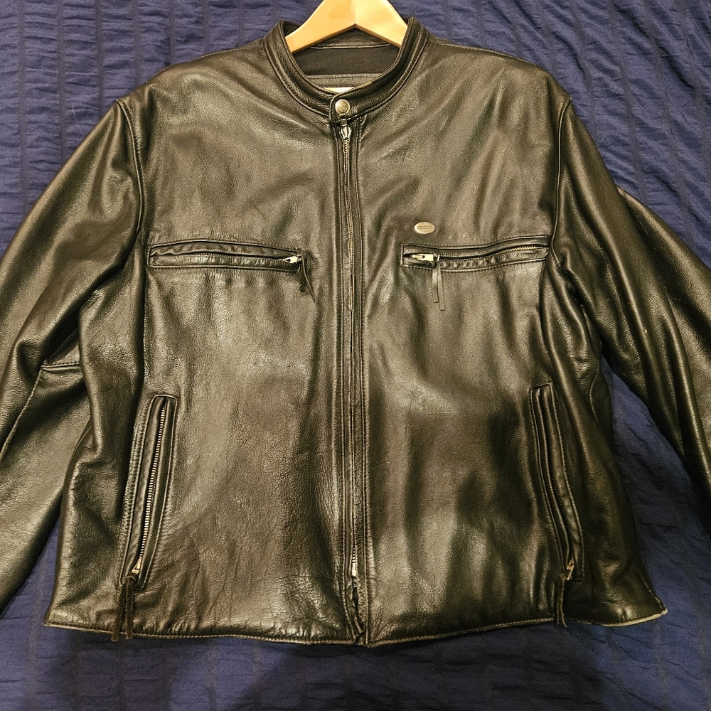 Harley davidson leather jacket 2xl
